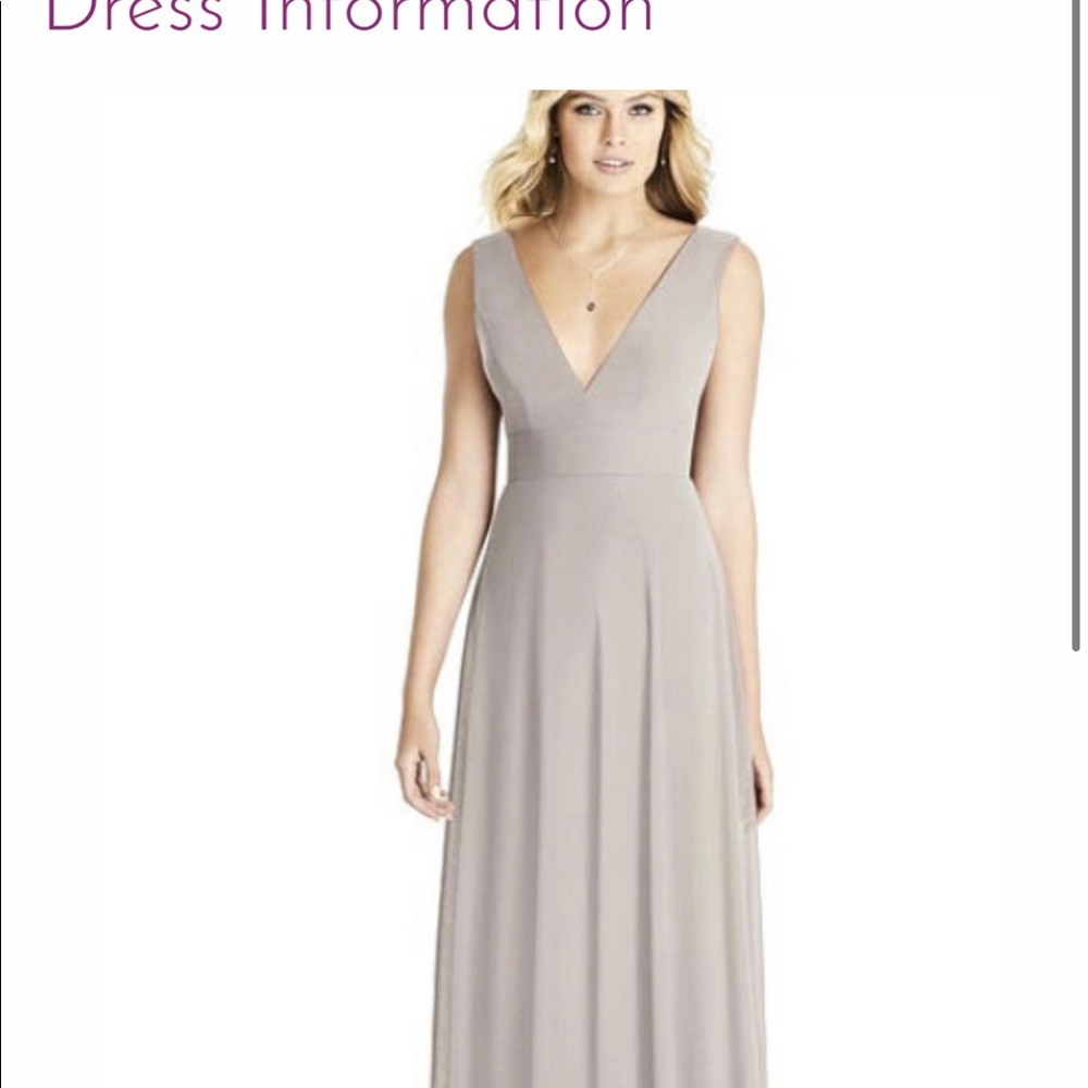 Dessy Bridesmaid Dress Style 8185 in Taupe